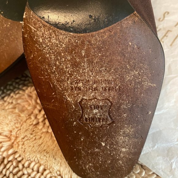 Stuart Weitzman Brown Fabric Pump Shoes - Picture 4 of 5